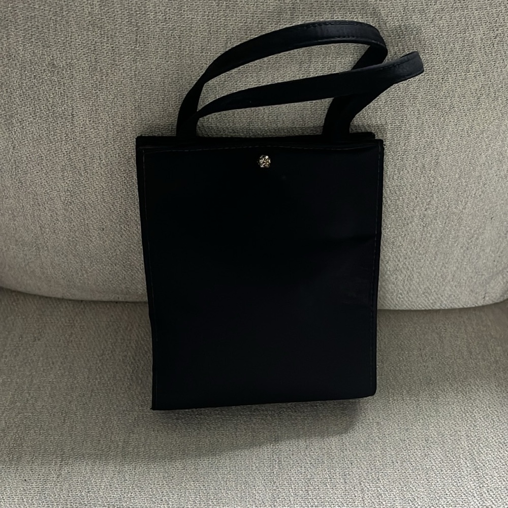Kate Spade New York Crystal Embellished Satin Top Handle Bag!